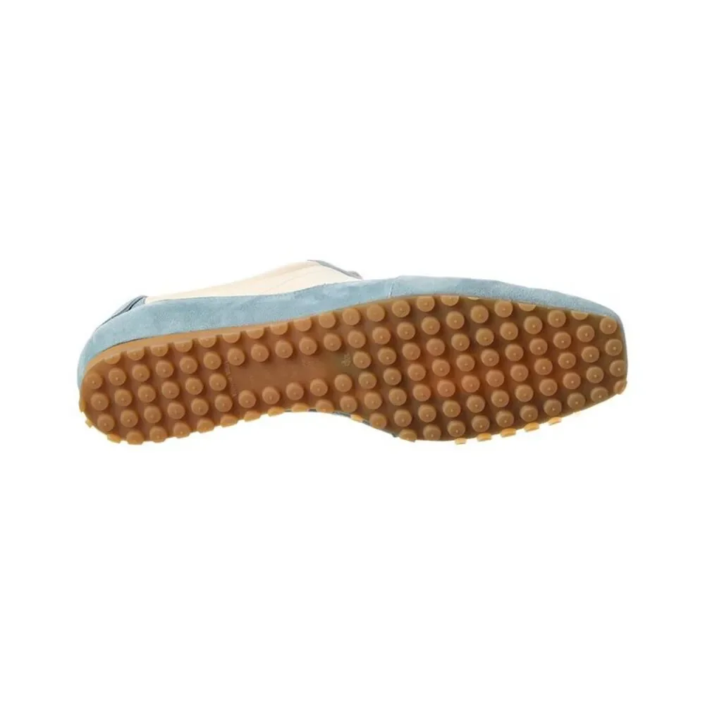 Aeyde Uma Suede & Leather Sneaker, Blue